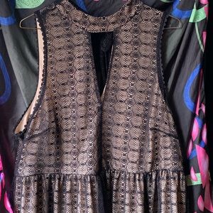 Nude Laced up with sexy